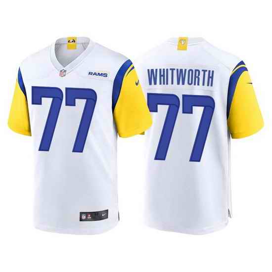 Youth Nike Los Angeles Rams #77 Andrew Whitworth White Vapor Untouchable Limited Jersey