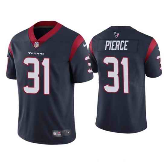 Men Houston Texans #31 Dameon Pierce Navy Vapor Untouchable Limited Stitched Jersey