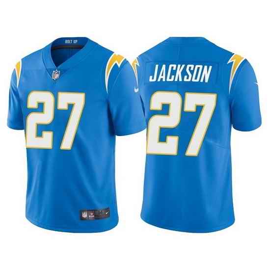 Youth Los Angeles Chargers #27 J C  Jackson Blue Vapor Untouchable Limited Stitched Jersey