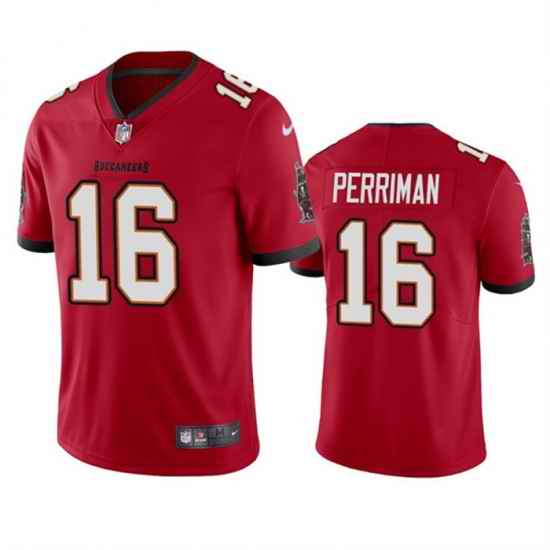 Men Tampa Bay Buccaneers #16 Breshad Perriman Red Vapor Untouchable Limited Stitched Jersey