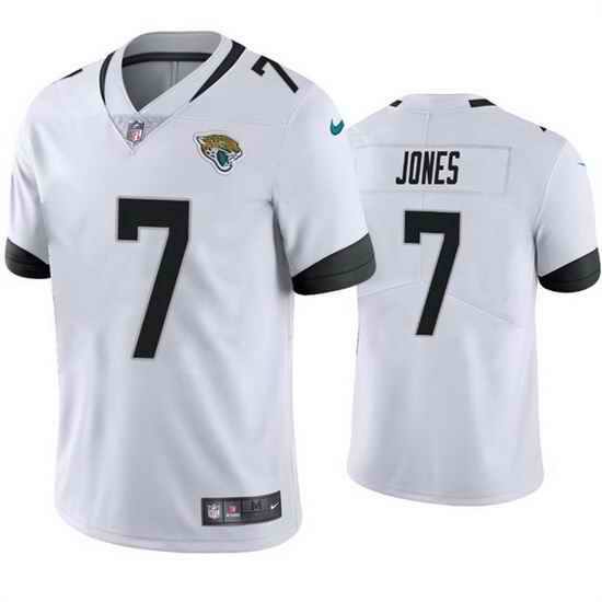 Men Jacksonville Jaguars #7 Zay Jones White Vapor Untouchable Limited Stitched jersey