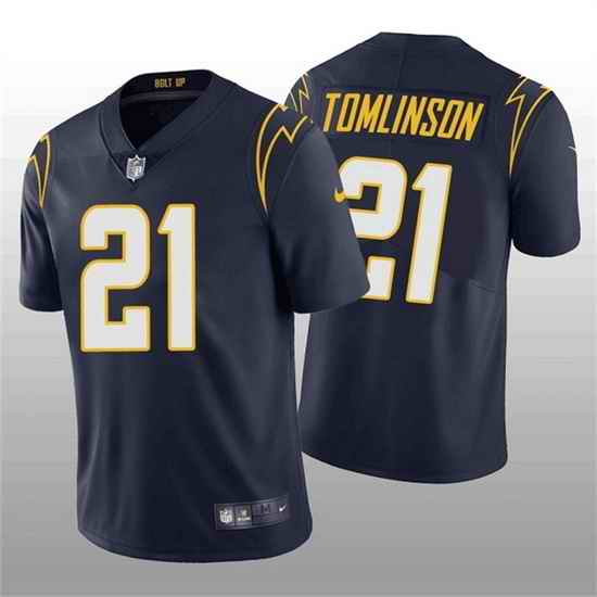 Men Los Angeles Chargers #21 LaDainian Tomlinson Navy Vapor Untouchable Limited Stitched Jersey