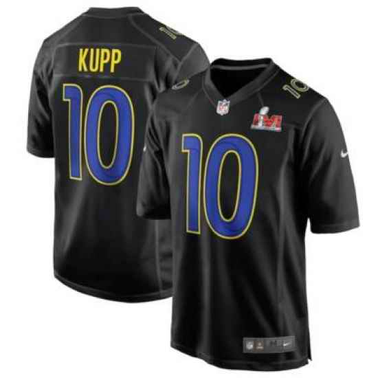 Men Nike Los Angeles Rams #10 Cooper Kupp Black 2020 New Vapor Untouchable Limited Jersey