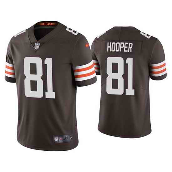 Youth Cleveland Browns #81 Austin Hooper Brown Vapor Untouchable Limited Stitched Jersey