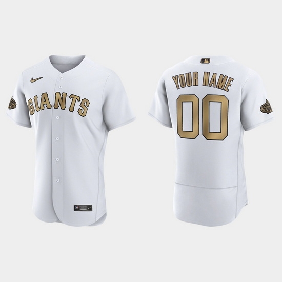 Men Women Youth Custom San Francisco Giants 2022 Mlb All Star Game Authentic White Jersey