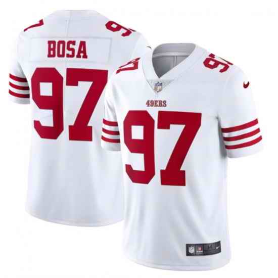 Men San Francisco 49ers #97 Nike Bosa 2022 New White Vapor Untouchable Stitched Jersey