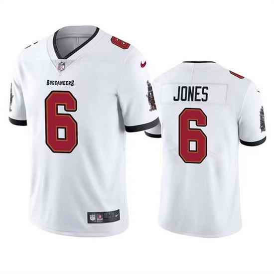 Men Tampa Bay Buccaneers #6 Julio Jones White Vapor Untouchable Limited Stitched Jersey