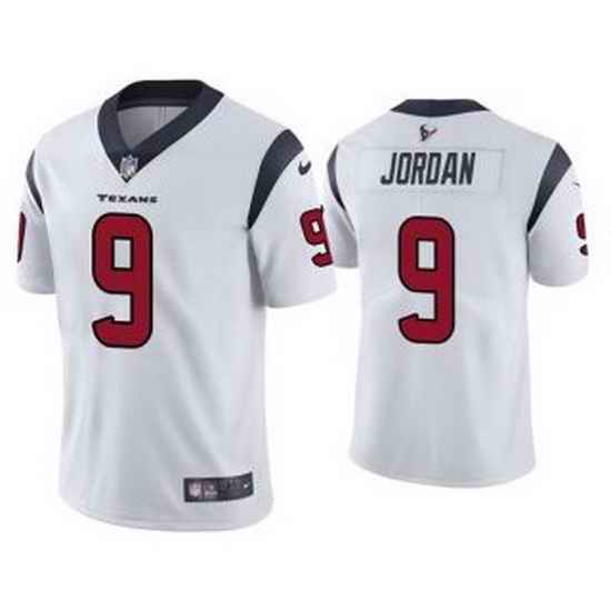 Men White Houston Texans #9 Brevin Jordan Vapor Untouchable Limited Stitched Jersey