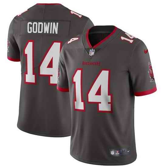 Youth Tampa Bay Buccaneers #14 Chris Godwin Grey Vapor Limited Nike NFL Jersey