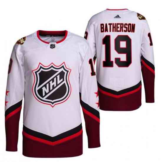 Men Ottawa Senators #19 Drake Batherson 2022 All Star White Stitched Jersey