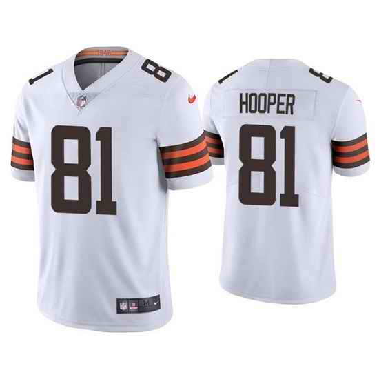 Youth Cleveland Browns #81 Austin Hooper White Vapor Untouchable Limited Stitched Jersey