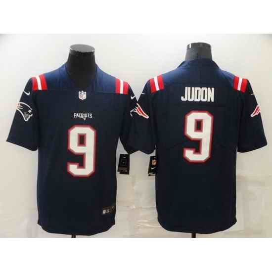 Men New England Patriots #9 Matthew Judon Navy Blue 2021 NEW Vapor Untouchable Stitched NFL Nike Limited Jersey