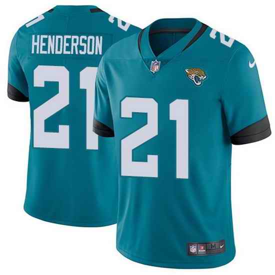 Youth Nike Jaguars #21 C J Henderson Teal Green Alternate Men Stitched NFL Vapor Untouchable Limited Jersey