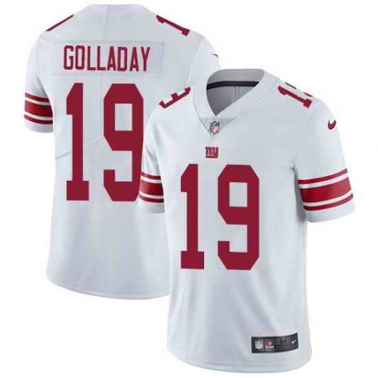 Youth Nike New York Giants #19 Kenny Golladay White Stitched NFL Vapor Untouchable Limited Jersey