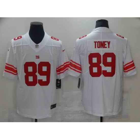 Youth Nike New York Giants #89 Kadarius Toney White Vapor Untouchable Limited Jersey