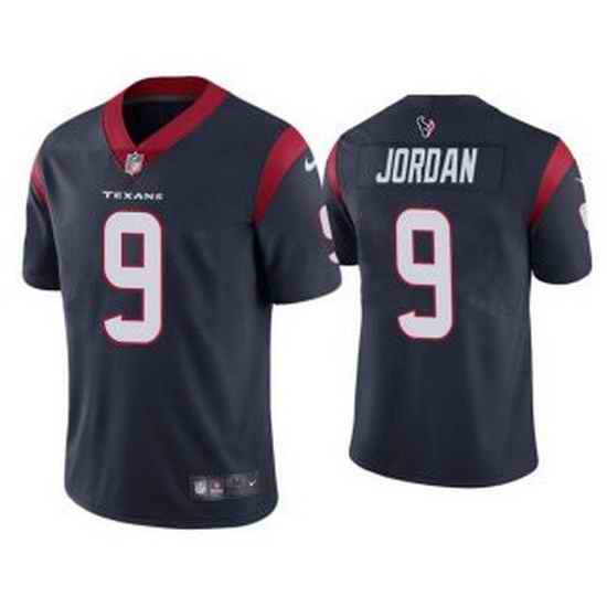 Men Navy Houston Texans #9 Brevin Jordan Vapor Untouchable Limited Stitched Jersey