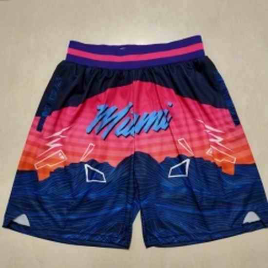 Miami Heat Basketball Shorts 037