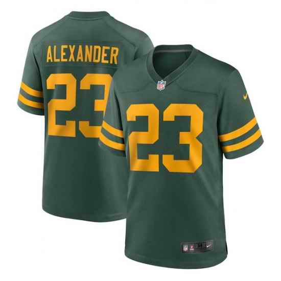 Men Green Bay Packers #23 Jaire Alexander 2021 Green Legend Stitched Football Jersey