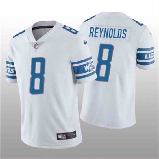 Men Detroit Lions #8 Josh Reynolds White Vapor Untouchable Limited Stitched Jersey
