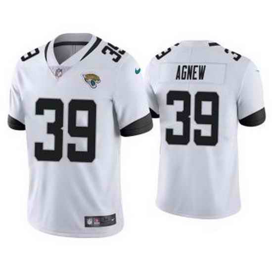 Men White Jacksonville Jaguars #39 Jamal Agnew 2021 Vapor Untouchable Limited Stitched Jersey