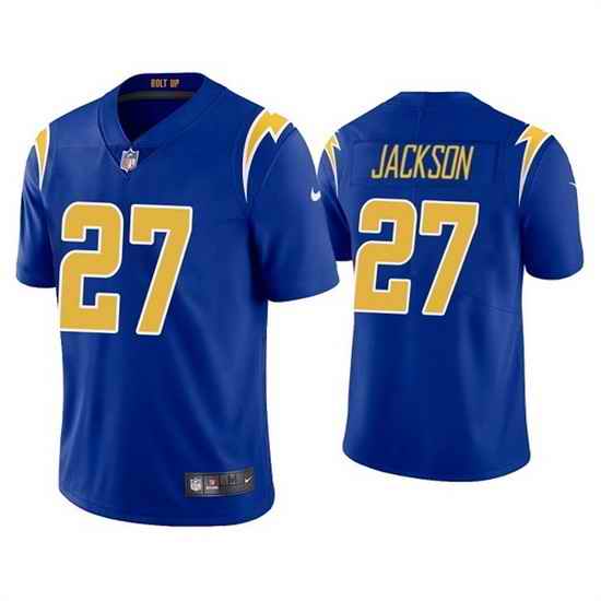 Men Los Angeles Chargers #27 J C  Jackson Royal Vapor Untouchable Limited Stitched Jersey