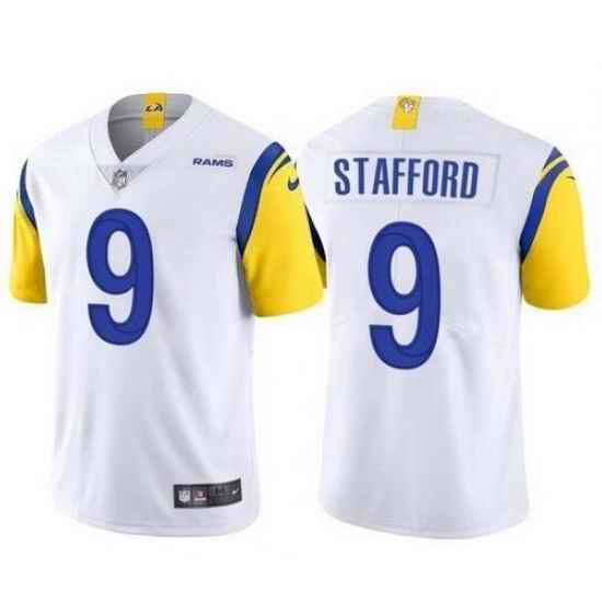 Youth Nike Los Angeles Rams #9 Matthew Stafford White Vapor Untouchable Limited Jersey
