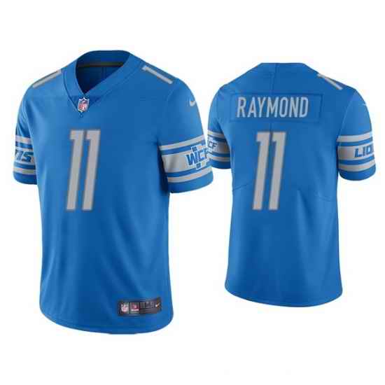 Men Detroit Lions #11 Kalif Raymond Blue Vapor Untouchable Limited Stitched Jersey