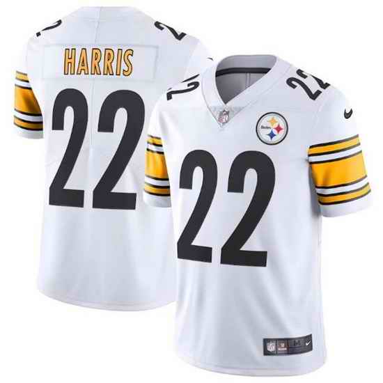 Youth Pittsburgh Steelers #22 Najee Harris White Vapor Untouchable Limited Stitched Jersey
