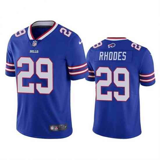 Men Buffalo Bills #29 Xavier Rhodes Blue Vapor Untouchable Limited Stitched Jersey