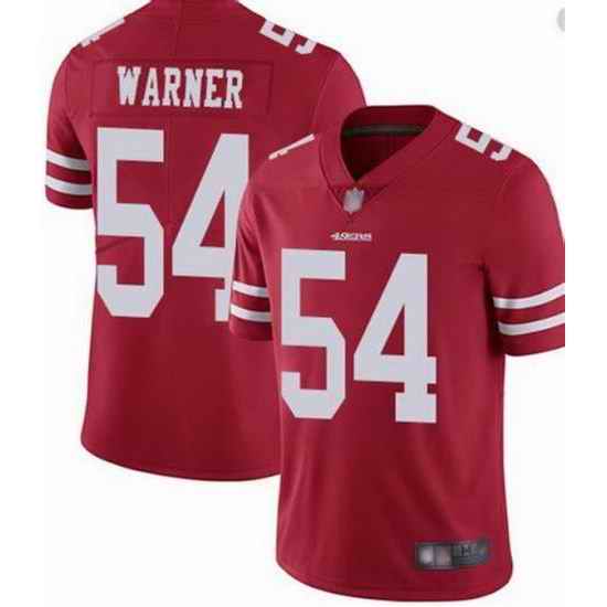 Youth Nike San Francisco 49ers Fred Warner #54 Red Vapor Untouchable Limited NFL Jersey