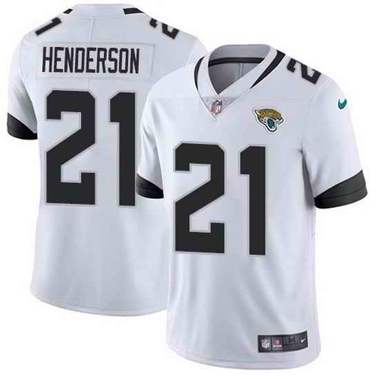 Youth Nike Jaguars #21 C J Henderson White Men Stitched NFL Vapor Untouchable Limited Jersey