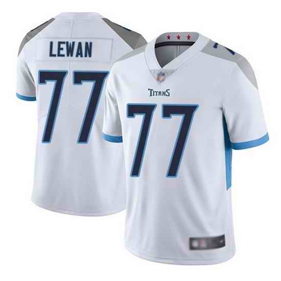 Youth Tennessee Titans #77 Taylor Lewan White Vapor Untouchable Limited Stitched Jersey