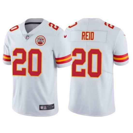 Men Kansas City Chiefs #20 Justin Reid White Vapor Untouchable Limited Stitched Jersey