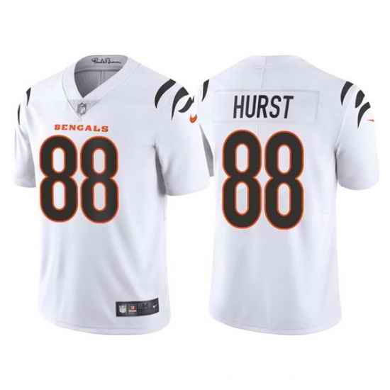 Men Cincinnati Bengals #88 Hayden Hurst White Vapor Untouchable Limited Stitched Jersey