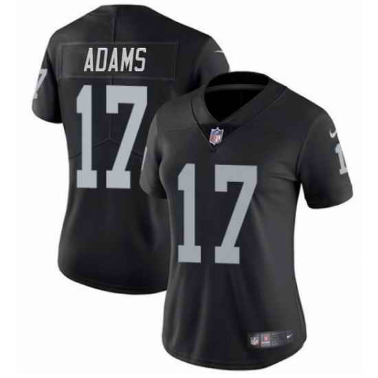 Women Las Vegas Raiders #17 Davante Adams Black Vapor Untouchable Limited Stitched Jersey