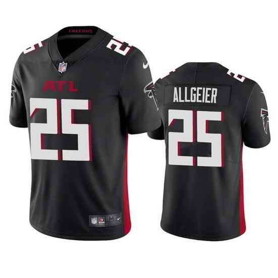 Men Atlanta Falcons #25 Tyler Allgeier Black Vapor Untouchable Stitched Football Jersey