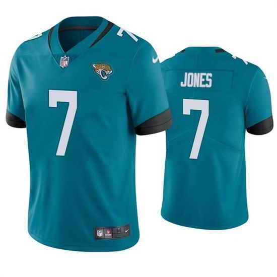Men Jacksonville Jaguars #7 Zay Jones Teal Vapor Untouchable Limited Stitched jersey
