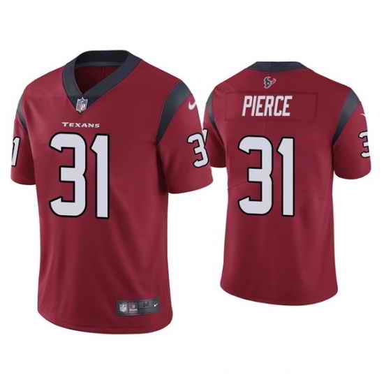 Men Houston Texans #31 Dameon Pierce Red Vapor Untouchable Limited Stitched Jersey