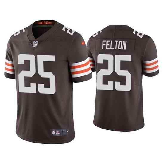 Youth Cleveland Browns #25 Demetric Felton Brown Vapor Untouchable Limited Stitched Jersey