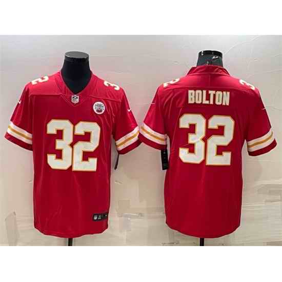 Men Kansas City Chiefs #32 Nick Bolton Red Vapor Untouchable Limited Stitched Football Jersey