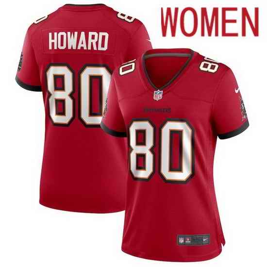 Women Tampa Bay Buccaneers #80 O.J. Howard Nike Red Game NFL Jersey
