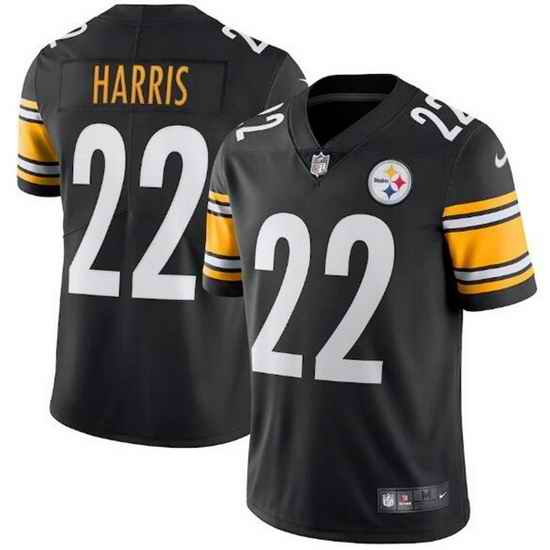 Men Pittsburgh Steelers #22 Najee Harris Black Vapor Untouchable Limited Stitched Jersey