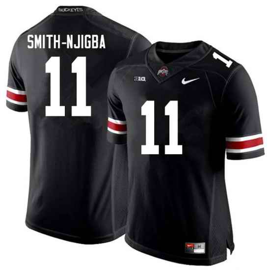 Men's Ohio State Buckeyes #11 Jaxon Smith-Njigba Black NCAA Nike College Football Jersey