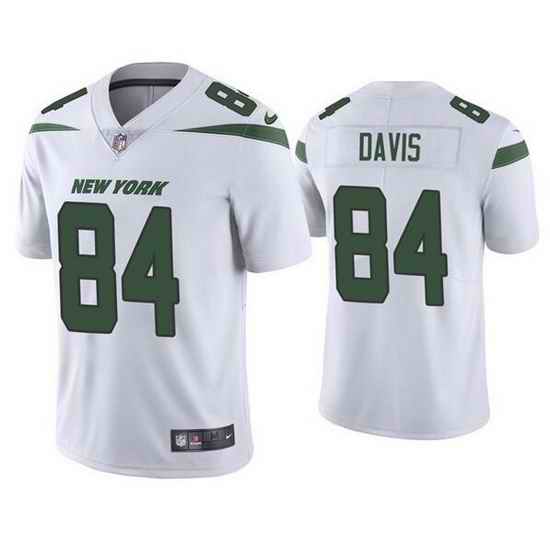 Youth New York Jets #84 Corey Davis White Vapor Untouchable Limited Jersey