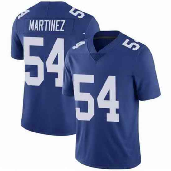 Men Nike New York Giants #54 Blake Martinez Blue Vapor Untouchable Limited Jersey