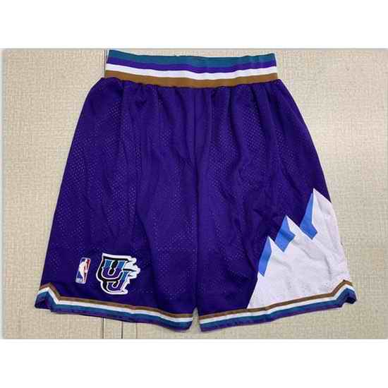 Utah Jazz Jerseys Basketball Shorts 002
