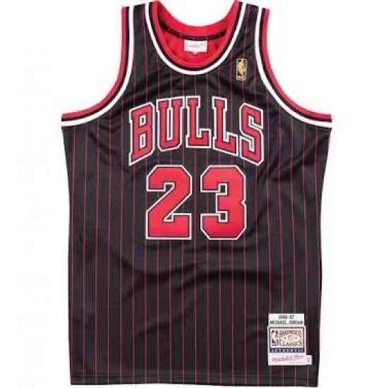 Youth Chicago Bulls #23 Michael Jordan Hardwood Classic Black Alternate NBA Jersey