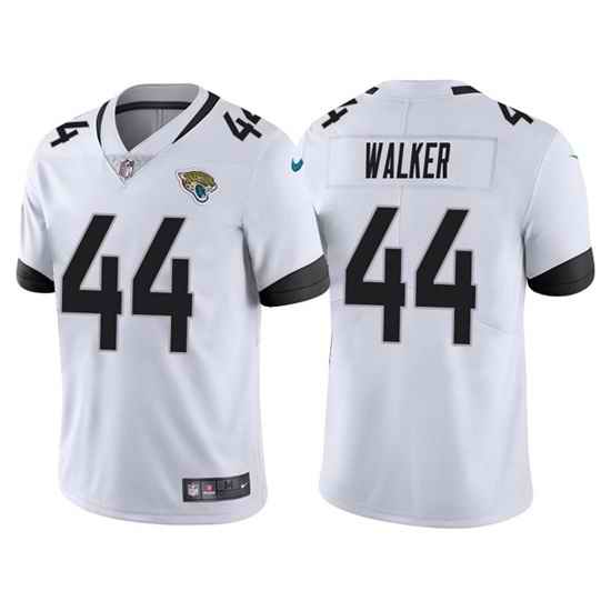Men Jacksonville Jaguars #44 Travon Walker White Vapor Untouchable Limited Stitched Jersey