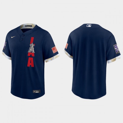 Los Angeles Los Angeles Angels 2021 Mlb All Star Game Fan’s Version Navy Jersey Men’s