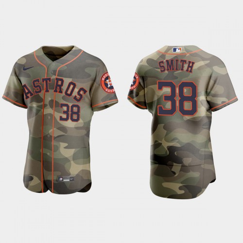 Houston Houston Astros #38 Joe Smith Men’s Nike 2021 Armed Forces Day Authentic MLB Jersey -Camo Men’s